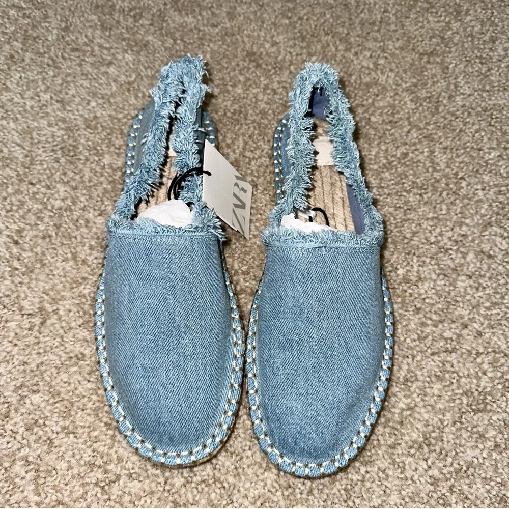 ZARA Denim Espadrilles